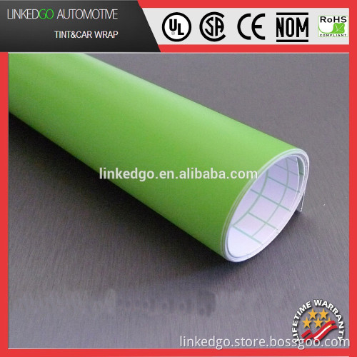 Good 1.52*30M Apple Green Matte Vinyl Car wrap Change Colour Film Car Wrapping